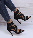 Summer Women's Sandals Elastic Roman Sexy All-match High Heels 9cm Sexy Sandals, Nightclub Girls High Heels Hot Dance
