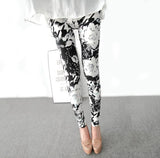 Floral Sexy Pants Printed Legging Women Love Fitness Leggins Push Up Trousers Casual High Quality