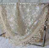 Female Wraps Women Lace Triangle Scarf Silk Flower Girls Tassel Casual Shawls and Scarves 18