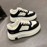 Breakj New Sports Shoes Women's Board Shoes Solid Color Ins Tide Shoes Hot Style Four Seasons Regular College Wind Small