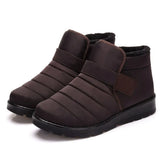 new snow Women boots waterproof winter boots women shoes solid shoes woman keep warm plush winter Large code botas