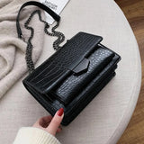 Fashion Stone Pattern Leather Crossbody Bag For Women Sac A Main Female Shoulder Bag Female Handbags And Purses With