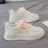 Breakj Version Of Small White Shoes Women's 2025 Summer New Leisure Sports Breathable Old Shoes Women's Thick-Soled High-Span
