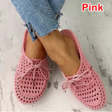 Women's Openwork Slippers Non-slip Deodorant Breathable Flat Sandals Home Indoor Lazy Student Slippers Gladiator