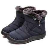 Warm Women Boots 2022 Fashion Waterproof Boots For Winter Shoes Women Casual Lightweight Ankle Botas Mujer Winter