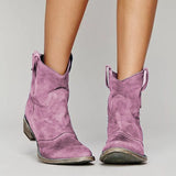 Breakj 24 Years Of Autumn And Winter New Products Comfortable Low With 40-43 Large Code Low-Cush Lady Boots Tide