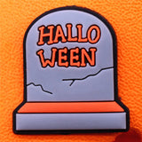 Sale 1pcs Cartoon Ghosts Shoe Buckle Accessories PVC Halloween Shoe Charm Decorations Pins Fit Croc Jibz Party Kids