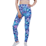 Gradient Legging Women Trousers Athletic Yuga Pants Push Up Leggins Fitness Gym Sport Running High Waist