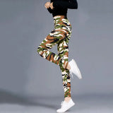 Fashion Camouflage Leggings Sexy Print Femme Push Up Pants Casual Camo Sport Workout Fitness