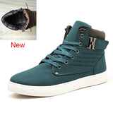2022 Hot Men Shoes Fashion Warm Fur Winter Men Boots Autumn Leather Footwear For Man New High Top Canvas Casual Shoes