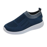 Breakj Hot Flying Weaving Lightweight Sports Casual Shoes Round Head Fashion Size 43 Women's Single