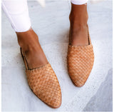 Breakj 2025 Summer New 40-43 Pointed Bun Buckle With Flat Sandals Female 0102