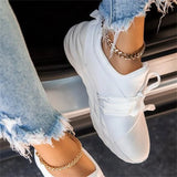 Summer Sneaker Lace Up Ladies Walking Running Shoes Round Toe Casual Breathable Non Slip Gym Sport Shoes for