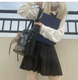 2022 New Kawaii Women Shoulder Bag JK Japanese School Handbag Cute Ita Bag College Student Lolita Bag Cosplay Anime Shoulder