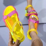 Newly Arrived 2021 Ins Hot Sale Big 35-43 Casual Shoes Woman Flat Dropship Comfortable Sandals Female Mixed Colors