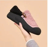 Shoes Women's 2023 Autumn New Velvet Soft-Soled Women's Shoes Lazy Shoes With One Foot On Casual Beans Cotton-Padded