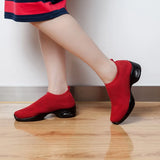 Women Sneakers Running Shoes Outdoor Sports Shoes Breathable Mesh Shoes Air Cushion platform shoes Jazz dance