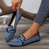 Breakj 2025 Spring Tip Flat-Soled Single Shoes Large-Size Fashion Flying Pedal Casual Women's