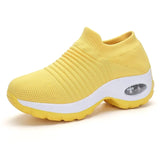 Women's Summer Sneakers Breathable Socks Sport Running Shoes Women Air Cushion Running Sneakers Women Jogging