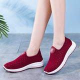 Women Sneakers Summer Flat Comfy Casual Ladies Shoes Slip-On Hollow Out Solid Tenis Feminino Fashion Shoes Femme