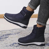 Thicken Warm Waterproof Snow Boots Women Long Plush Platform Ankle Boot Woman Winter 2023 Non Slip Cotton Padded