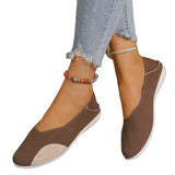 And Autumn 2025 New Flat-Hed Korean Version Of Single-Shoe Bean Shoes Round Head Pedal Soft Bottom Breathable Lazy Shoes