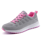 Sneaker New Fashion Woman Vulcanization Shoes 2021 Mesh Breathable Ladies Platform Sneaker Soft Mixed Colors Femme