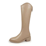 Spring And Autumn Thin Western Cowboy Boots Small White Pointed High Boots Little Knight Net Red Long Boot