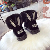 2021 New Women Winter Snow Boots Velvet Padded Shoes Boots Outdoor Fur Keep Warm Shoes Female Solid Casual