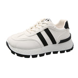 Breakj Summer New Large-Size Women's Thick-Soled Sports Casual Shoes In Front Of The Lace Round