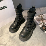 autumn new Martin boots women's autumn and winter short boots thick-soled inner increase women's boots motorcycle
