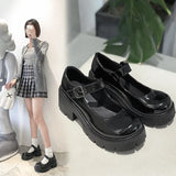 Lolita Women Japanese Style Mary Jane Vintage Girls High Heel Platform College Student Tacones Mujer Escarpins