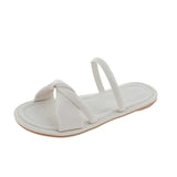 Women Sandals Slippers Luxury Designer Flats Slides Summer Comfort Elegant Shoes Woman 2024 Trend Outdoor Casual