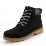 Anti-skid Men Ankle Boots Outdoor Quality Casual Tooling Shoes Handmade British Style Botas De Hombre High-top