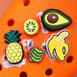 Various Fruit Designer Shoe Charms 5pcs/lot Croc Buckle Accessories Luxury Clog Jewelry Decorations Gift Preferred