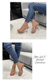 Crystal Clear Transparent Slippers Female Shoes Middle Heels Comfortable New Summer Women Shoes Woman Fashion Cool Mules