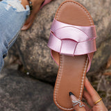 Breakj Cool Slippers Women 2025 Summer New Fashion Women's Flat-Bottom Slippers African