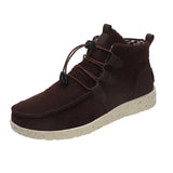 Lace Up Flock Footwear Ladies Casual Sewing Female Shoes Plus Size Women Ankle Boots Winter Women's Warm