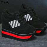 New Sports Shoes for Women Heightening Thick-soled Casual Spring Autumn Wedge Platform Shoes Fashion Female Chunky