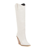 Breakj Scale Print Ankle Boots New Wood Grain High Heel High Boots