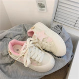 Small White Shoes Women's 2024 Summer Shoes Popular Style Board Shoes Small Star