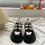 2022 platform shoes new black Lolita shoes soft girl cute high heels women retro Mary Jane shoes Japanese JK girls cosplay