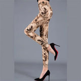 Printed Leggins Elastic Fitness Leggings Sexy Pants Women Push Up Trousers Summer Gym Sports