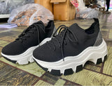 2021 New Sock Sneakers Plaform Slip On Breathable Kniting Casual Women Shoes Good Quality Light Mesh Walking