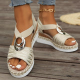 Breakj Thick-Solled Sandals 2025 Summer New Waterproof Table Sandals Fashion Slope