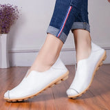 Fashion Elegant Ladies Flat Single Shoes 2021 Casual Loafers Female Lazy Shoes Comfort Low Heel Slip On Shoes Walking