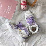 Cute Sneakers Ins Street Racket Platform Running Shoes Korean-Style Casual Student Women's