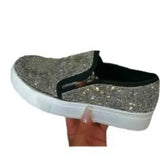 Station Autumn And Winter 2024 Fashion Diamond Zipper Large Size Thick-Soled Love Shoes