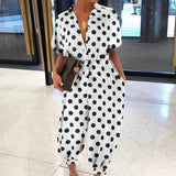 Leopard Print Jumpsuit Retro Summer Short Sleeve Lace-Up Playsuit Overalls Casual Button V-Neck Pocket Romper Bodysuit