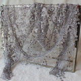 Female Wraps Women Lace Triangle Scarf Silk Flower Girls Tassel Casual Shawls and Scarves 18